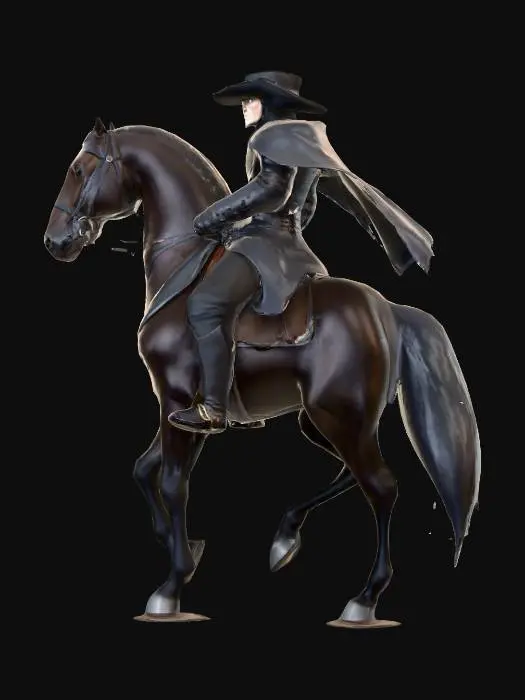 3D model for Headless Rider, Sleepy Hollow