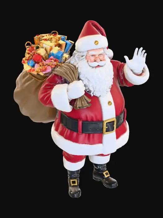 3D model for Santa's Wave, #Christmas2025#