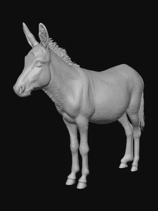3D model for #Christmas2025#,  Donkey