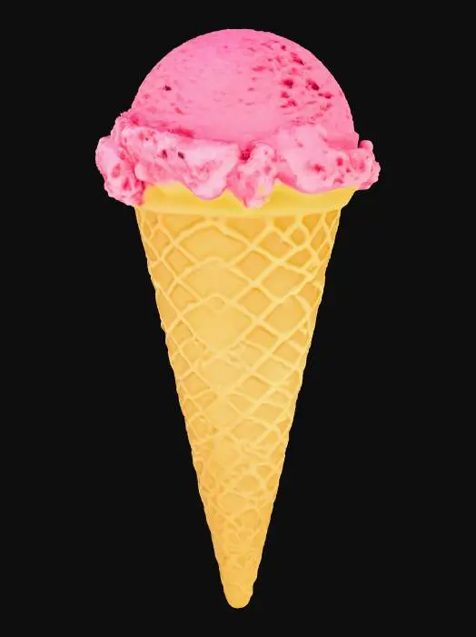 3D model for ice cream