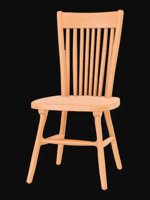 3D model for Wooden Chair