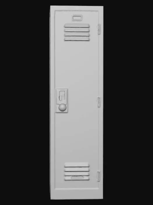 3D model for Metal Locker
