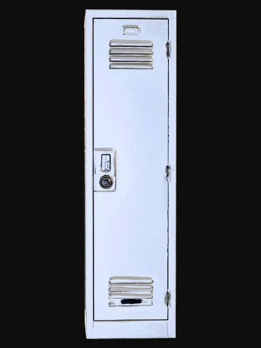 3D model for Metal Locker