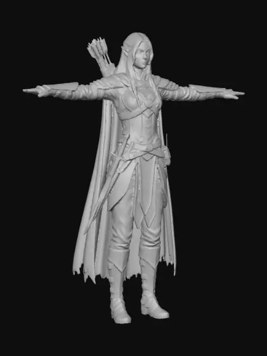 3D model for Moonshadow Archer