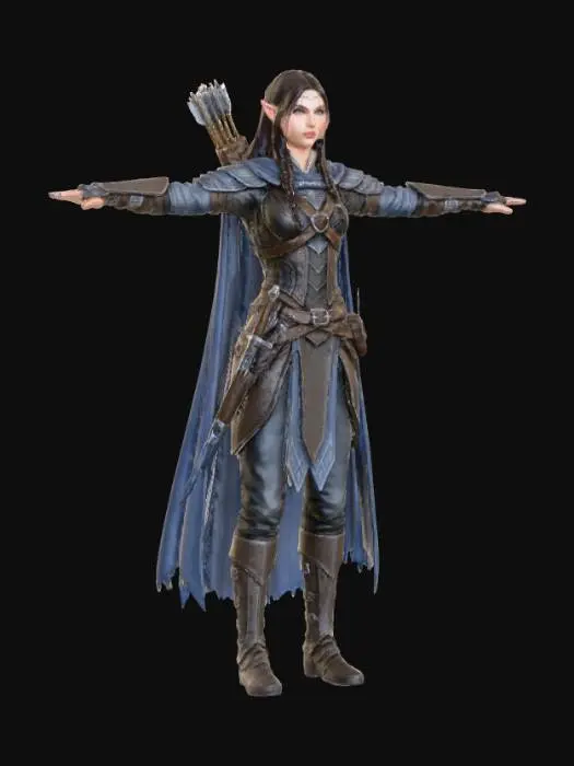 3D model for Moonshadow Archer