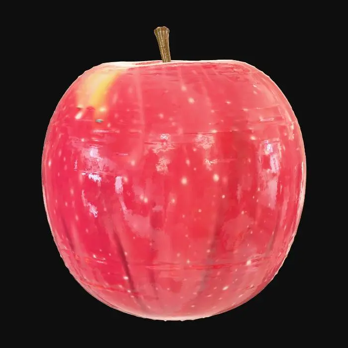 3D model for red apple