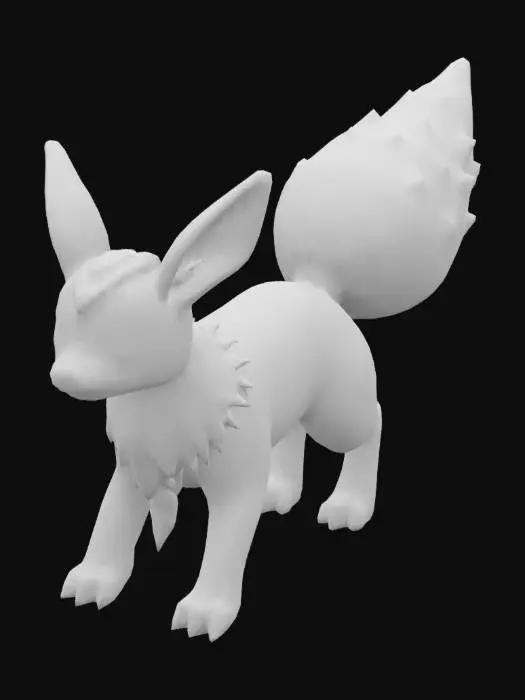 3D model for ground type eeveelution