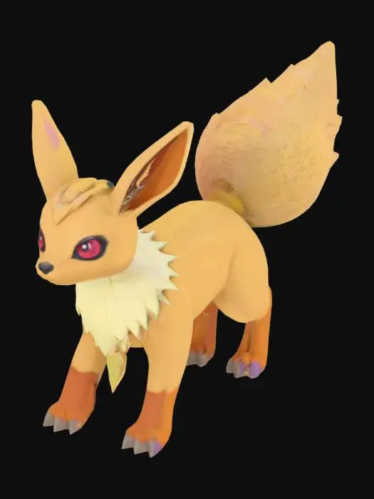 3D model for ground type eeveelution
