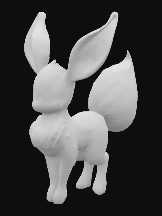 3D model for ghost type eeveelution
