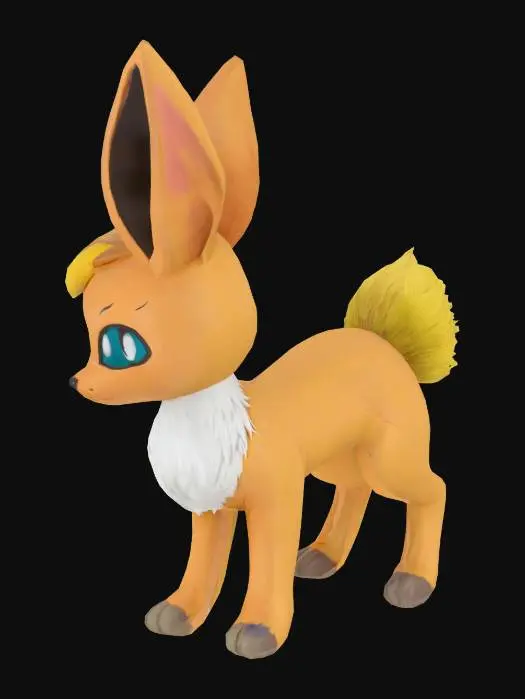 3D model for ground eeveelution