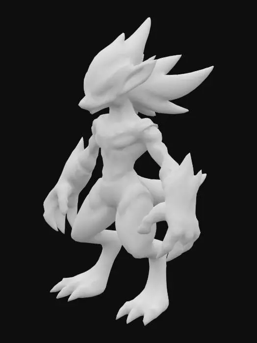 3D model for zeraora and zoroark combined
