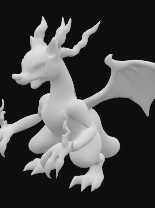 3D model for Zecrom combined with zeraora