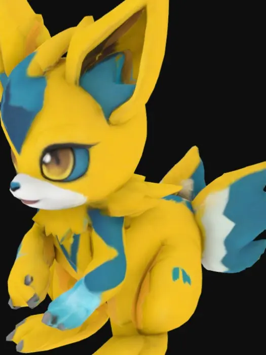 3D model for Baby zeraora