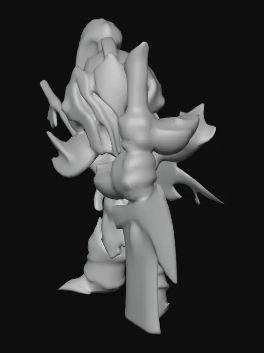 3D model for Dark Knight Warrior