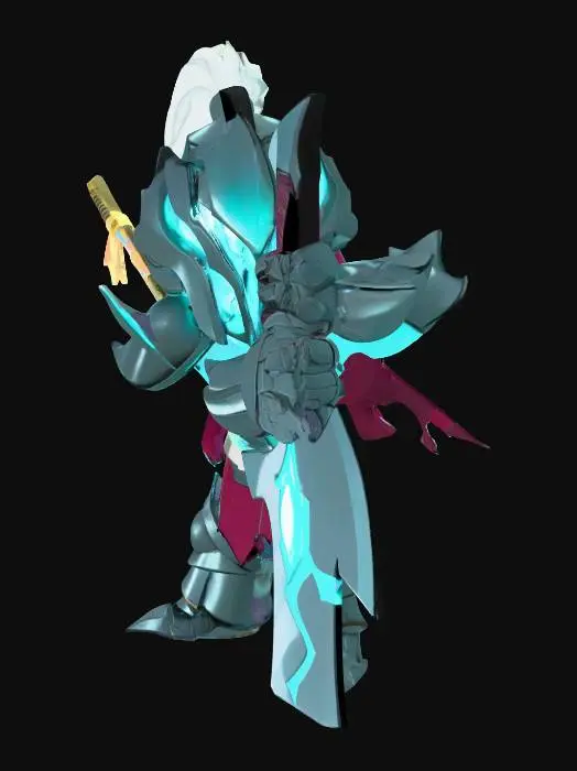 3D model for Dark Knight Warrior