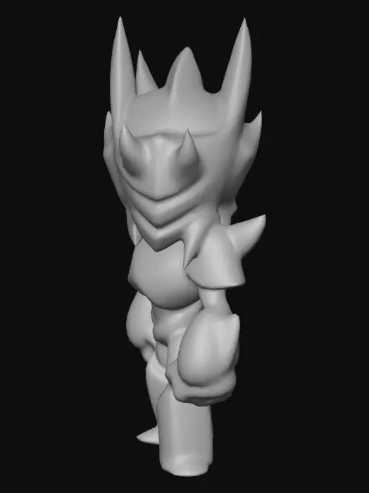 3D model for Glowing Mech Warrior