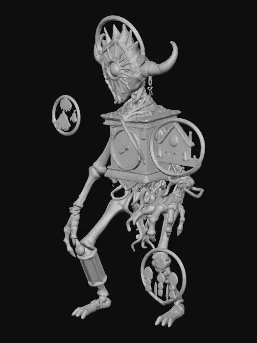 3D model for Timekeeper's Lament, #Halloween2025#