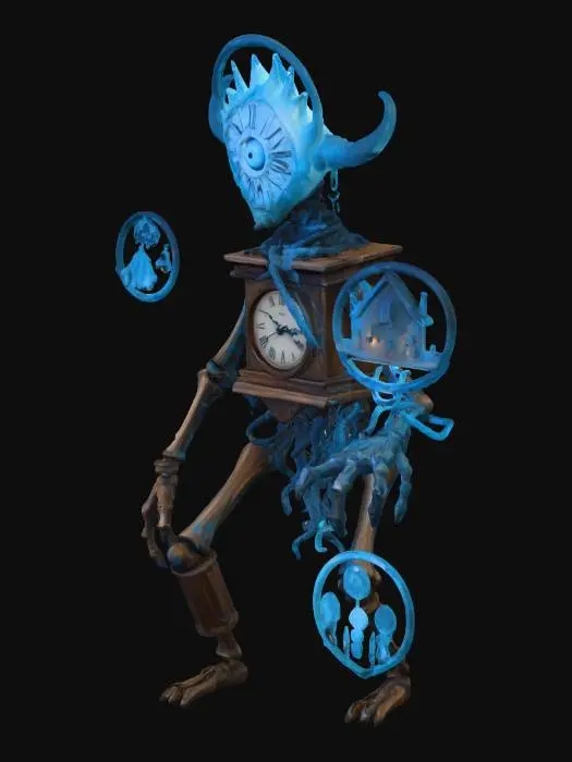 3D model for Timekeeper's Lament, #Halloween2025#