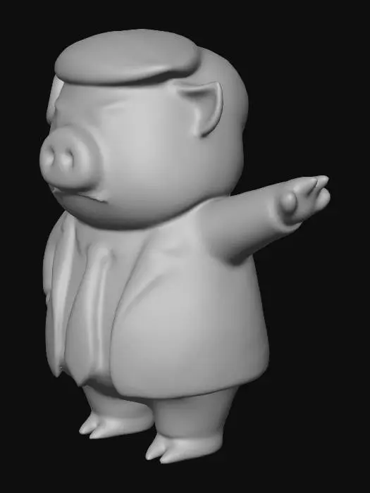 3D model for Donald pig