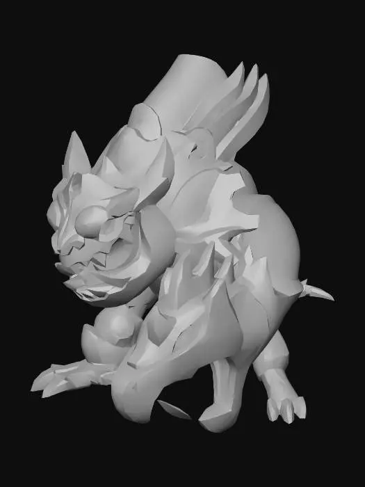3D model for Stone Guardian