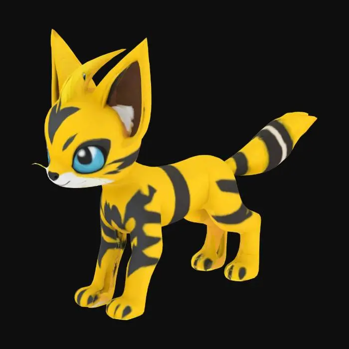 3D model for Baby zeraora