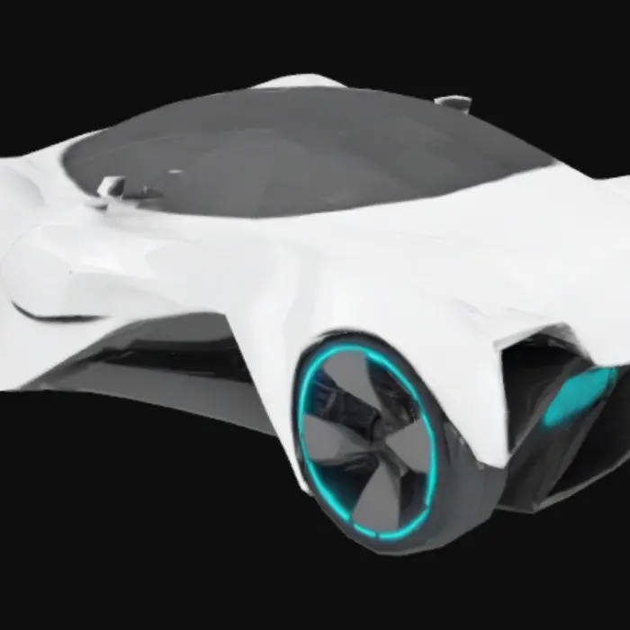 3D model for Futurist car