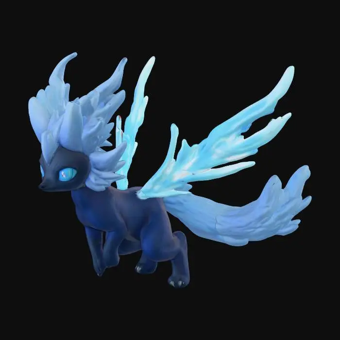 3D model for #PBR# zorua and zeraora combined 