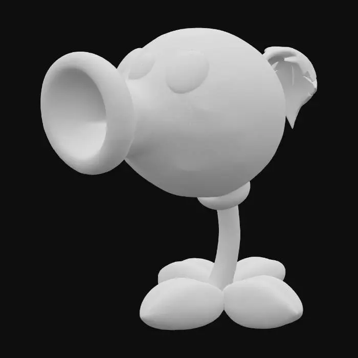 3D model for Peashooter