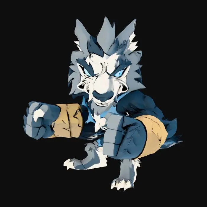 3D model for Werewolf Warrior