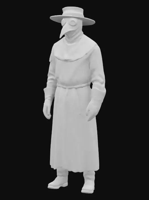 3D model for Plague Doctor Silence