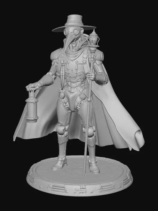 3D model for Emerald Plague Knight