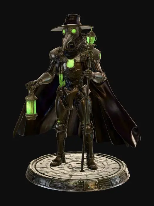 3D model for Emerald Plague Knight