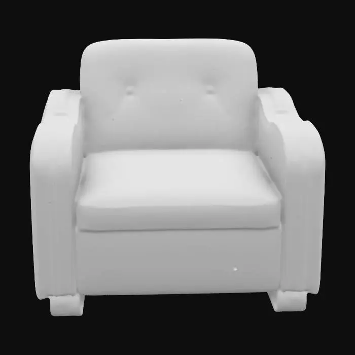 3D model for Vintage Armchair Elegance