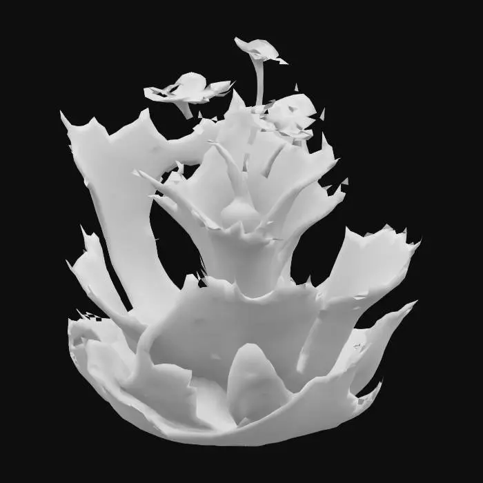 3D model for close up flowering venus flytrap.  High detail with high resolution pbr textures. #garden#