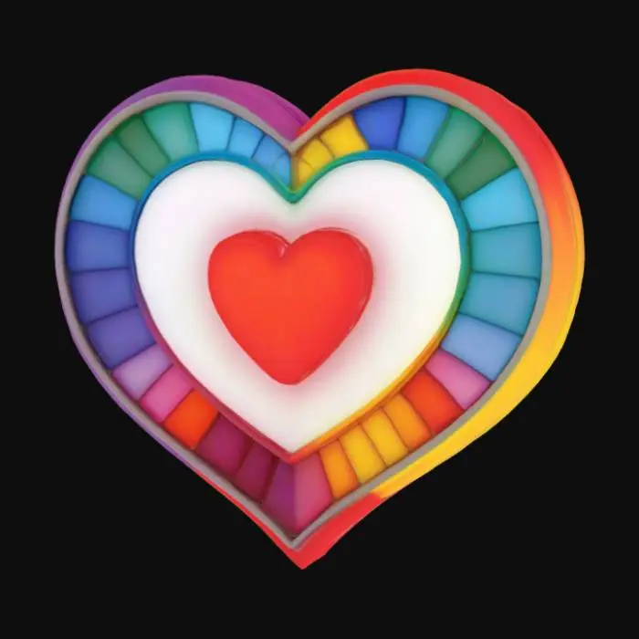 3D model for Colorful Heart Harmony, #emblem#