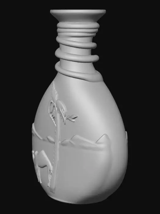3D model for Desert Sunset in a Bottle