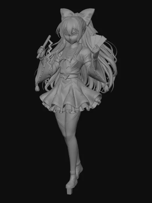 3D model for Violet Flame Sorceress