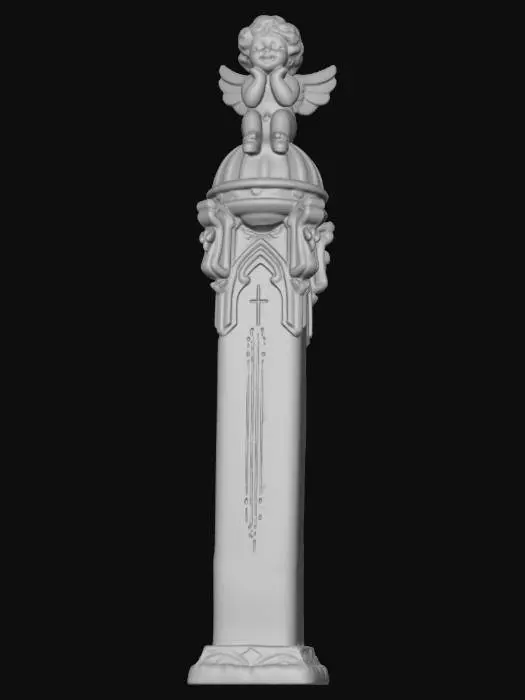 3D model for Cherub Angel Candle