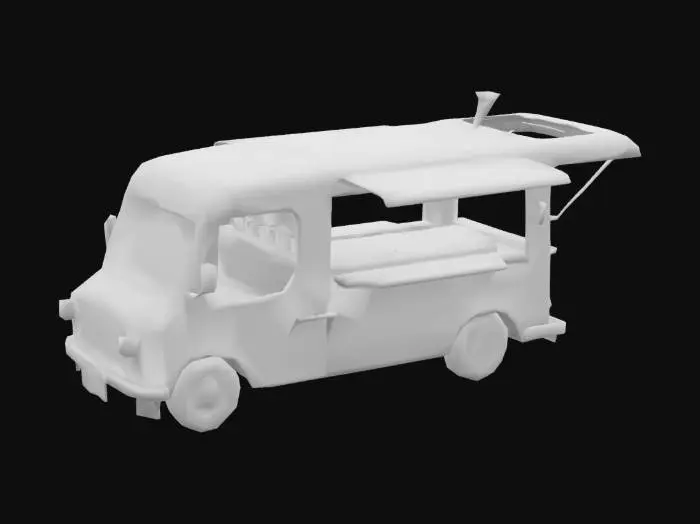 3D model for A food track