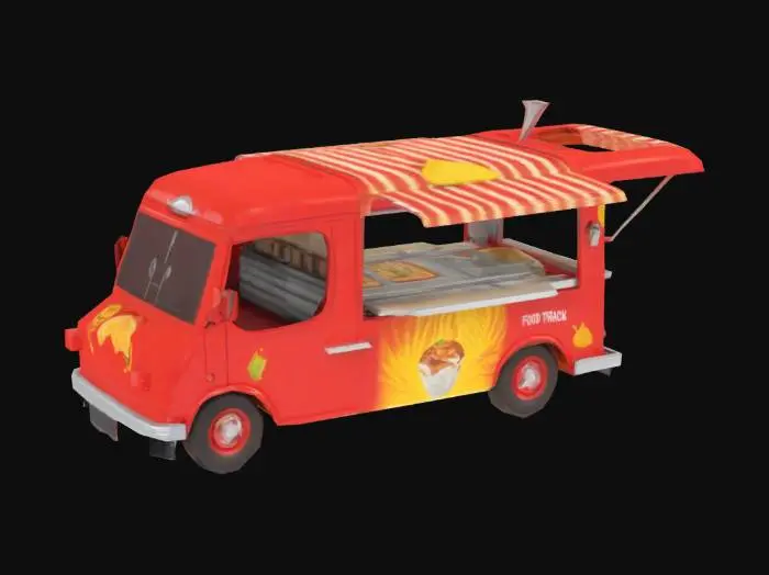 3D model for A food track