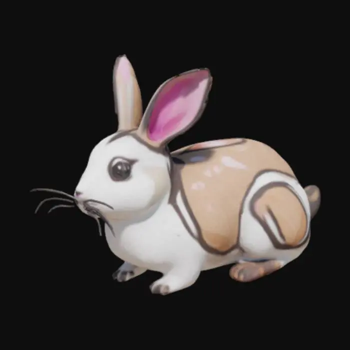 3D model for Whimsical Bunny
