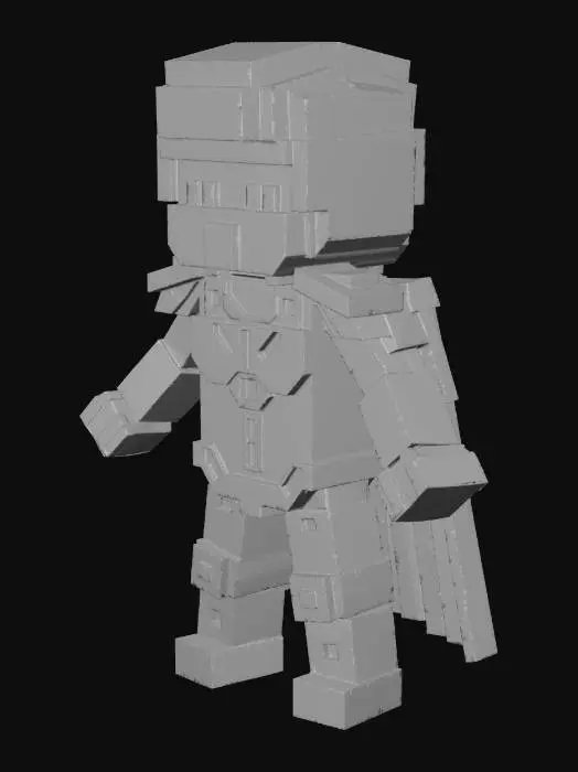 3D model for Neon Shadow Knight