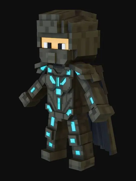 3D model for Neon Shadow Knight