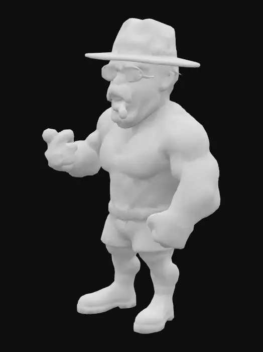 3D model for The Drill Sergeant