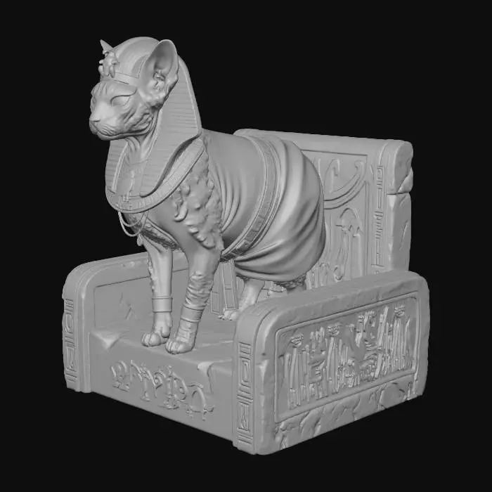 3D model for Pharaoh Cat