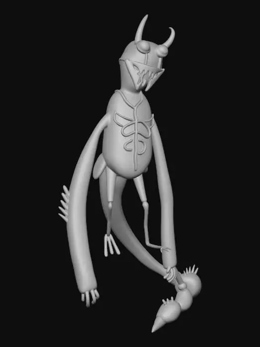 3D model for Fiery Ant Guardian