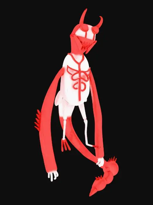 3D model for Fiery Ant Guardian