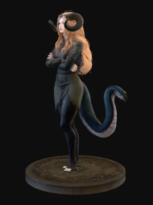 3D model for Enigmatic Sorceress