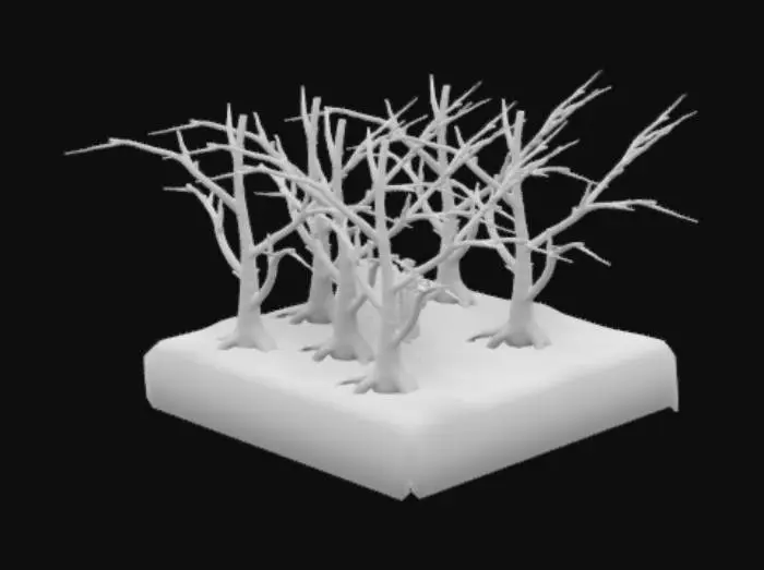 3D model for Dante-selva