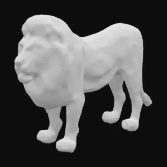 3D model for lion